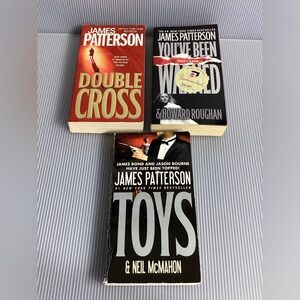 Set of 3 James Patterson Paperback Books